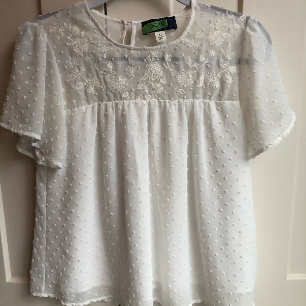 Francesca’s White Blouse